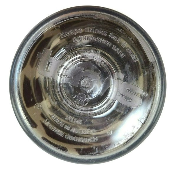 Tervis Tumbler 24 OZ Giraffe Print Pattern With Brown Lid Made in USA Hot Cold - Picture 8 of 8